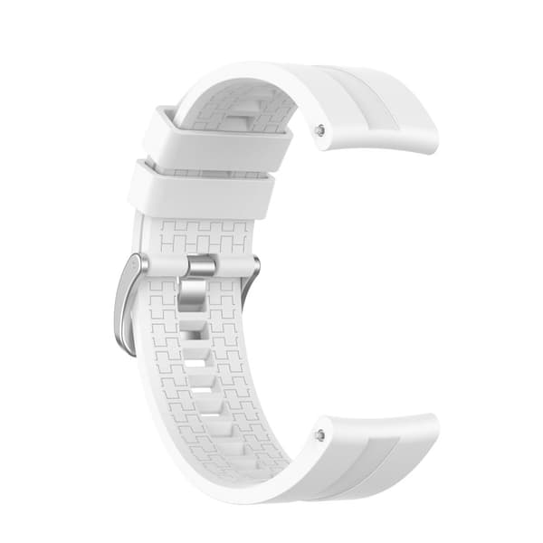 INF 22 mm silikon klokkerem for for Huawei Watch GT 2 46 mm, Samsung/Huami Hvit
