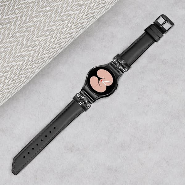 INF Bling Rhinestone läderarmband för Samsung Galaxy Watch 4/5/6-serien