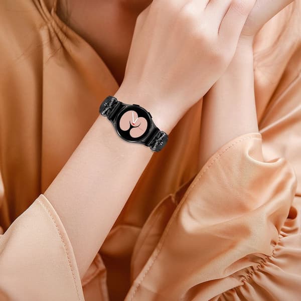 INF Bling Rhinestone läderarmband för Samsung Galaxy Watch 4/5/6-serien
