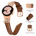Pikkukuva 2 / 5: INF Bling tekojalokivi nahkaranneke Samsung Galaxy Watch 4/5/6 -sarjalle Ruskea
