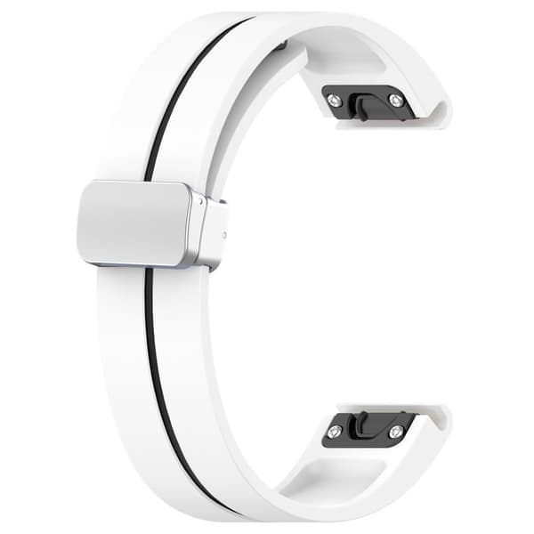 INF 22 mm silikon magnetiskt spänne klockarmband för Samsung Gear S3, Garmin Venu 3