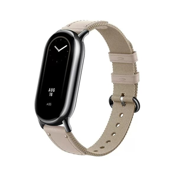 INF Kudottu kelloranneke Xiaomi Mi Band 7:lle Valkoinen