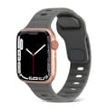 Miniatyrbild 1 av 2: Apple Watch kompatibelt Armband SPORT Silikon MÖRKGRÅ 38/40/41mm