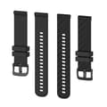 Miniatyrbilde 4 av 8: Klokkereim 20 mm Omega/Huawei/Samsung Galaxy Watch silikon Sort