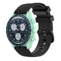 Miniatyrbilde 2 av 8: Klokkereim 20 mm Omega/Huawei/Samsung Galaxy Watch silikon Sort