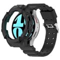 Miniatyrbild 4 av 5: INF Armor silikonarmband med skyddsfodral för Samsung Galaxy Watch6 44mm