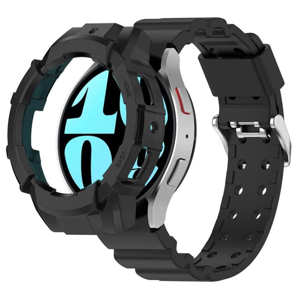 INF Armor silikonarmband med skyddsfodral för Samsung Galaxy Watch6 44mm