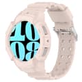 Miniatyrbilde 3 av 5: INF Armor silikonklokkerem med beskyttelsesdeksel til Samsung Galaxy Watch6 40mm Rosa