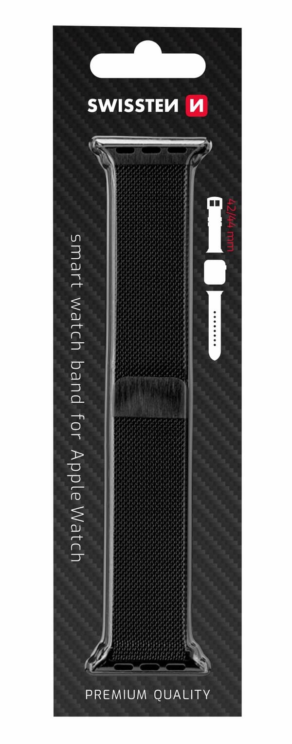 Swissten Metal Strap for Apple Watch 1/2/3/4/5/6/SE / 40 mm / 42 mm