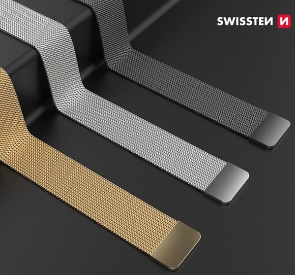 Swissten Metal Strap for Apple Watch 1/2/3/4/5/6/SE / 40 mm / 42 mm