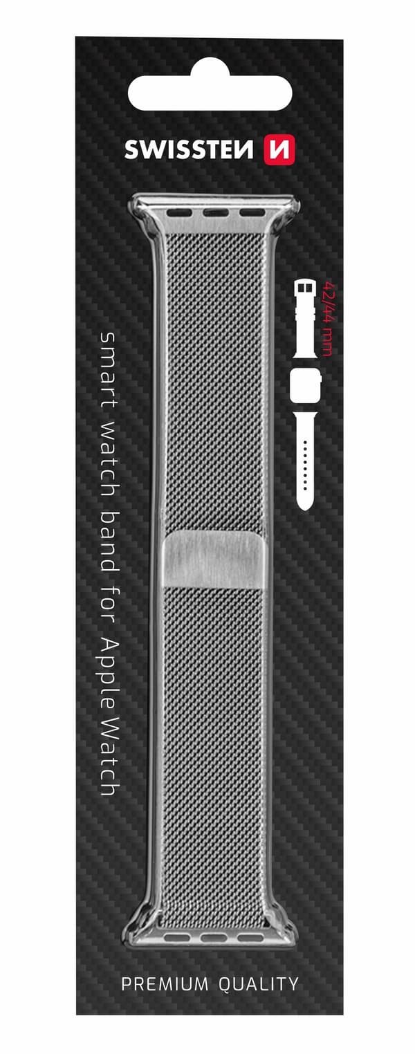 Swissten Metal Strap for Apple Watch 1/2/3/4/5/6/SE / 38 mm / 40 mm