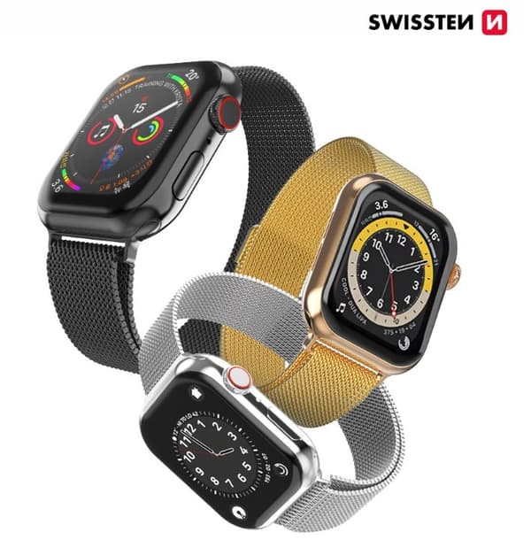 Swissten Metal Strap for Apple Watch 1/2/3/4/5/6/SE / 38 mm / 40 mm