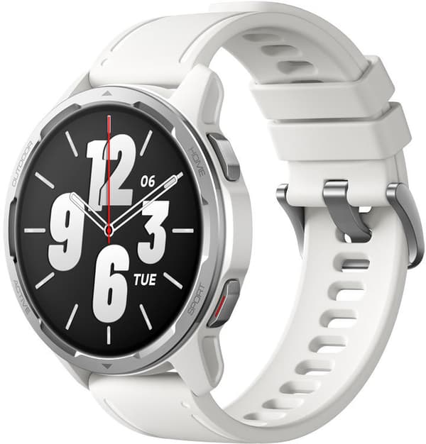 S1 Active GL | Smart watch | NFC | GPS (satellite) | AMOLED | Touchscreen | Activity monitoring 24/7 | Waterproof | Bluetooth | Wi-Fi | Moon White