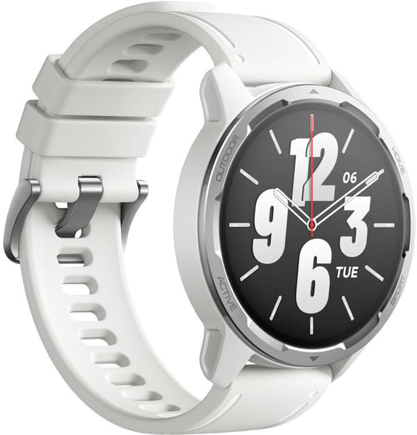 S1 Active GL | Smart watch | NFC | GPS (satellite) | AMOLED | Touchscreen | Activity monitoring 24/7 | Waterproof | Bluetooth | Wi-Fi | Moon White