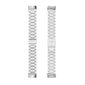 Miniatyrbillede 1 af 3: Rustfrit stål armbånd Fitbit Charge 6 - sølv