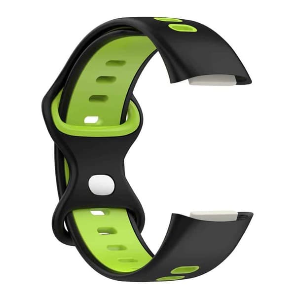 Twin urheilu kellon ranneke Fitbit Charge 6 - Musta/lime