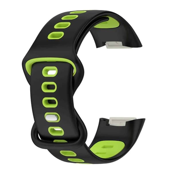 Twin urheilu kellon ranneke Fitbit Charge 6 - Musta/lime