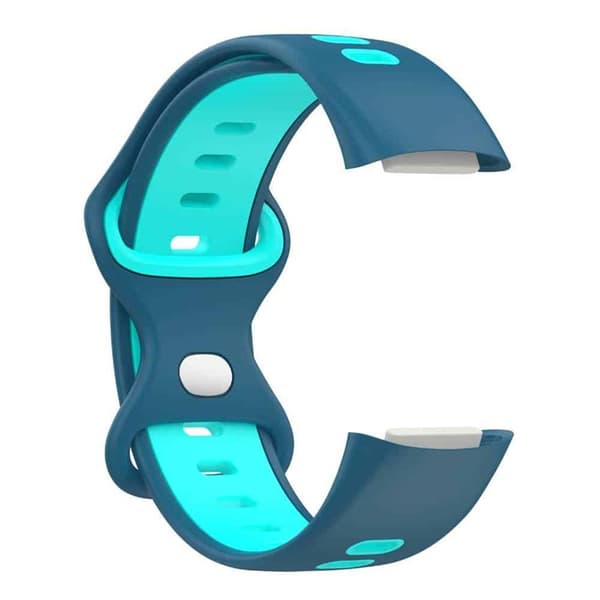 Twin Sport Armband Fitbit Charge 6 - Blå/turkos
