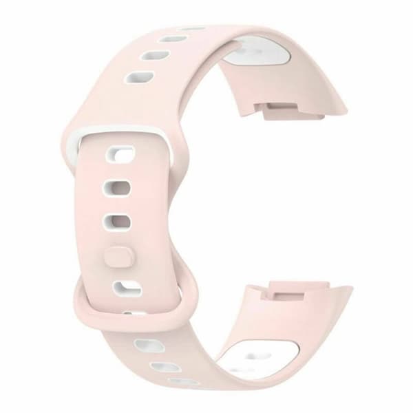 Twin Sport Armband Fitbit Charge 6 - Lyserød/hvid