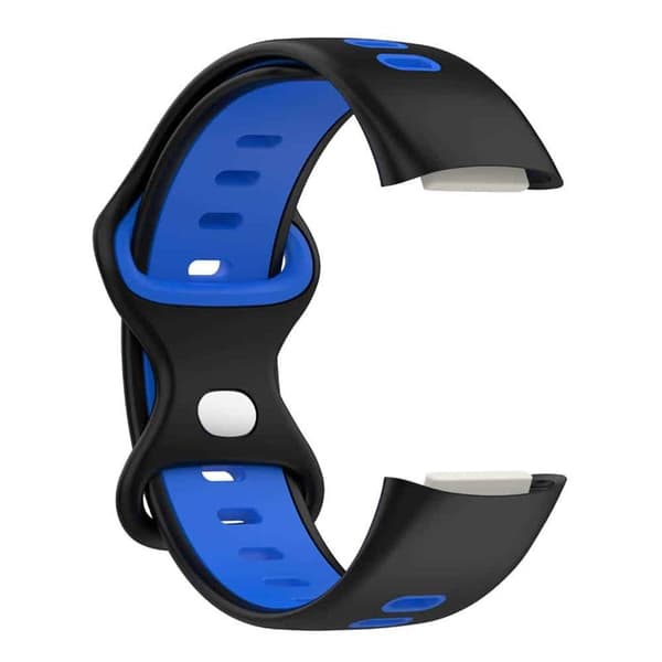 Twin Sport Armband Fitbit Charge 6 - Svart/Blå
