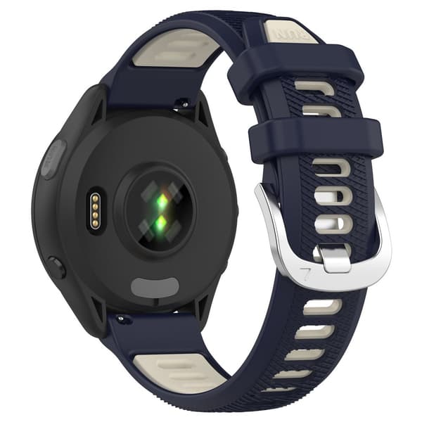 INF Klokkereim silikon Garmin Forerunner 265 / 265 Music Garmin Forerunner 265 / 265 Music / 255 / 255 Music / Venu 2 / Vivoactive 4 Mørke blå