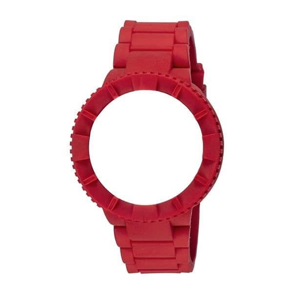 Armband - WATX &amp; COLORS - COWA1802 - Silikon - Röd - XXL (49 mm) kompatibel