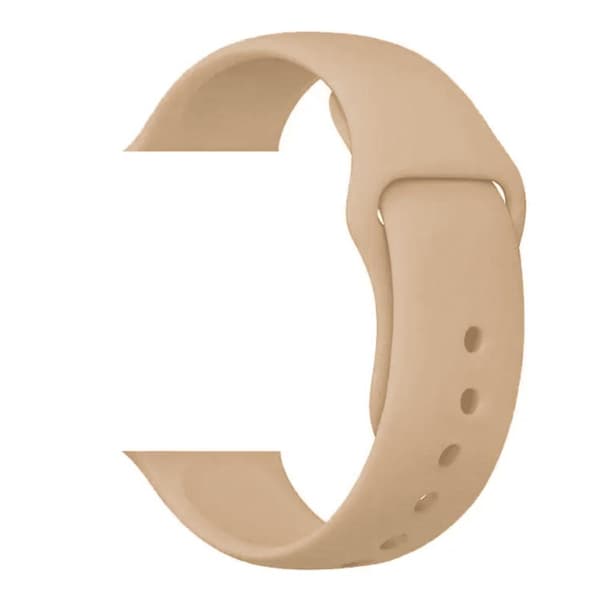 Silikon Armband Slät- 5 Färger - Till Apple Watch 38mm / 40mm / 41mm