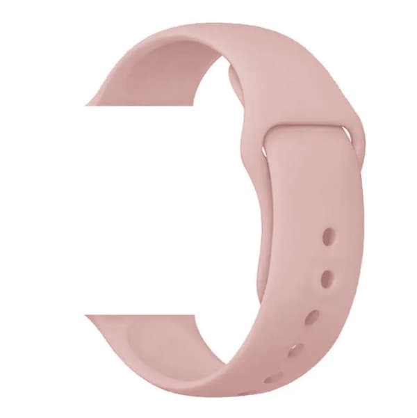 Silikon Armband Slät- 5 Färger - Till Apple Watch 38mm / 40mm / 41mm