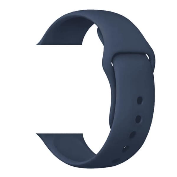 Silikon Armband Slät- 5 Färger - Till Apple Watch 38mm / 40mm / 41mm
