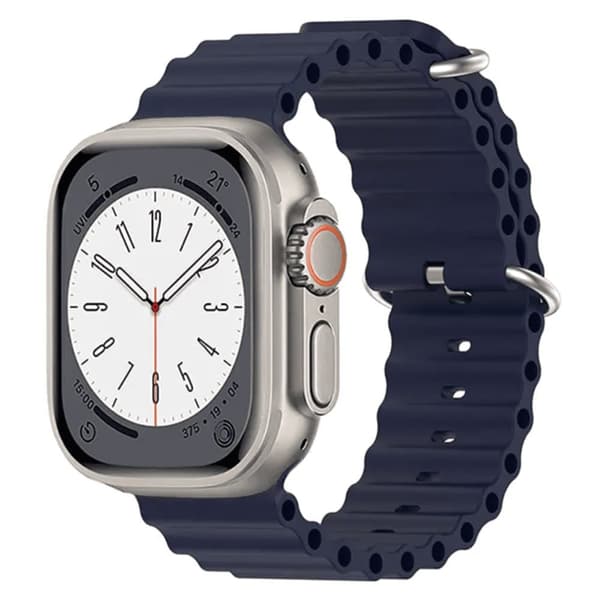 Silikonarmband Havsband - Till Apple Watch 38mm/40mm/41 mm Mörkblå