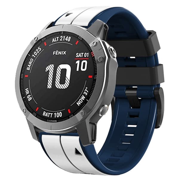 INF 26mm pehmeät silikonikellon hihnat Garmin Fenix 6X/Fenix7X/7X pro, COROS