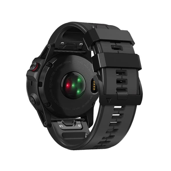 INF Urrem 22 mm til Garmin Fenix7/7 Pro, Fenix 5, Quatix 5 Sort