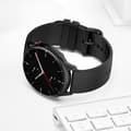Miniatyrbilde 5 av 5: INF 20 mm silikonarmbånd for Huawei/Samsung/Garmin-klokker Sort