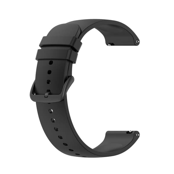 22 mm bløde silikone urremme til Huawei Watch3/GT 2/Samsung Galaxy Watch 3