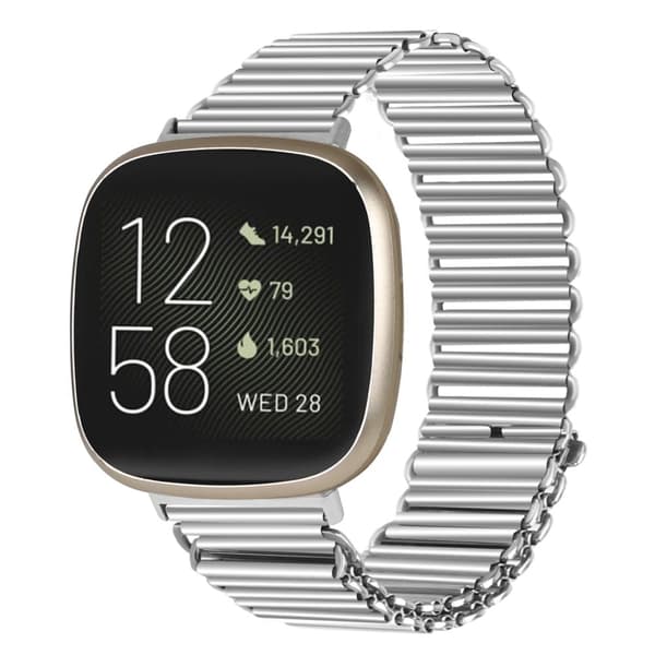 Klokkerem i rustfritt stål for Fitbit Sense 2/Versa 4