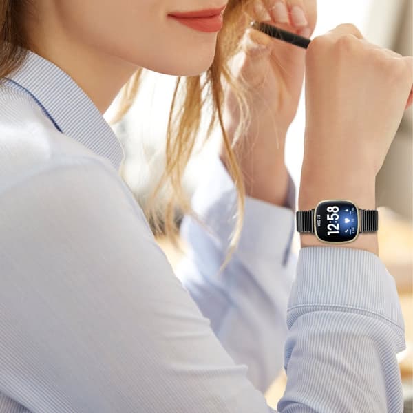 Klokkerem i rustfritt stål for Fitbit Sense 2/Versa 4