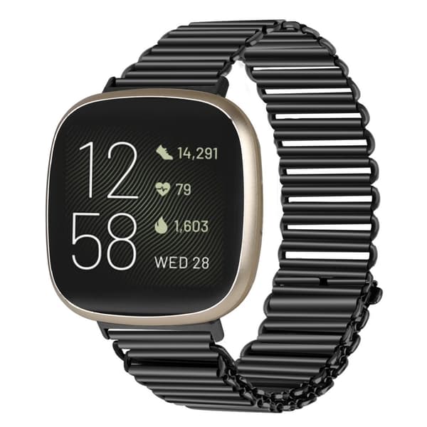 Klokkerem i rustfritt stål for Fitbit Sense 2/Versa 4