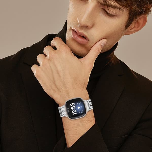 20 mm universell erstatningsklokkerem for Fitbit Versa4/Versa3