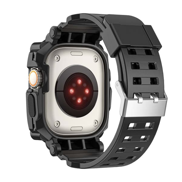INF Suojakotelo ja ranneke varten Apple Watch Ultra 49mm Musta