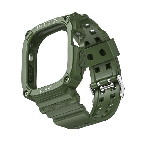 INF Beskyttelsesveske og armbånd Mørk grønn Apple Watch Ultra