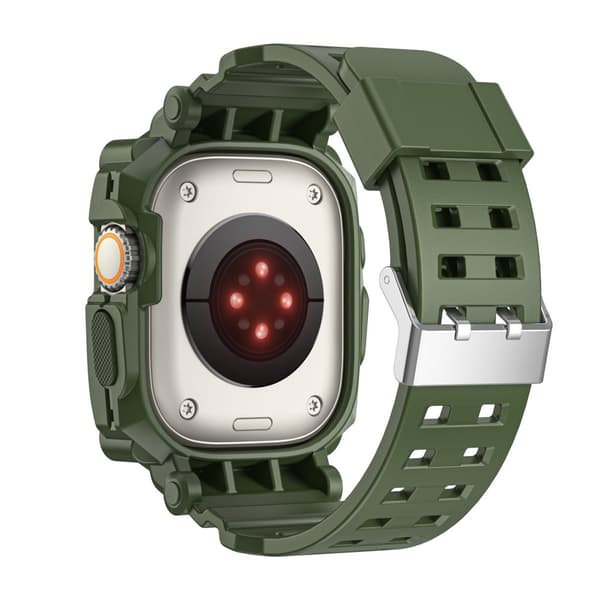 INF Beskyttelsesveske og armbånd Mørk grønn Apple Watch Ultra