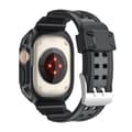 Pikkukuva 3 / 4: INF Apple Watch Ultra Ice Armor Frosted TPU:lla integroitu kelloranneke Musta