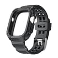 Pikkukuva 1 / 4: INF Apple Watch Ultra Ice Armor Frosted TPU:lla integroitu kelloranneke Musta