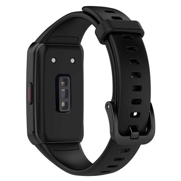 INF Klokkereim TPU Sort  Huawei Band 6 / Band 6 Pro, Honor Band 7 / Band 6