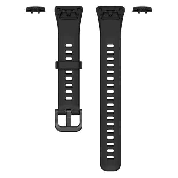 INF Klokkereim TPU Sort  Huawei Band 6 / Band 6 Pro, Honor Band 7 / Band 6
