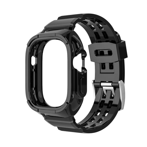 INF Kellon hihna kotelolla Musta  Apple Watch Ultra (49 mm)