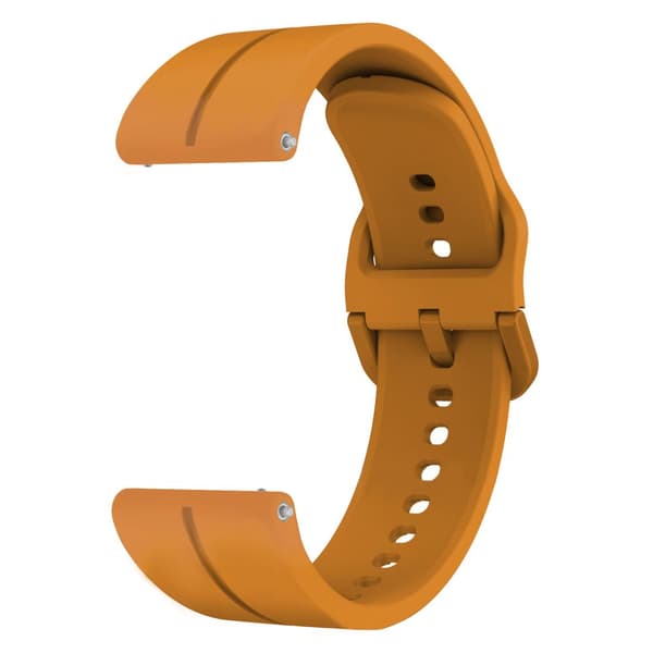 INF Klockarmband silikon Gul 22 mm Samsung Galaxy Watch 5/5 Pro/4 40 44mm/3 41mm, Huawei watch GT3/GT2  42mm, Huami Amazfit GTS 3/GTS 2 Mini, Garmin F