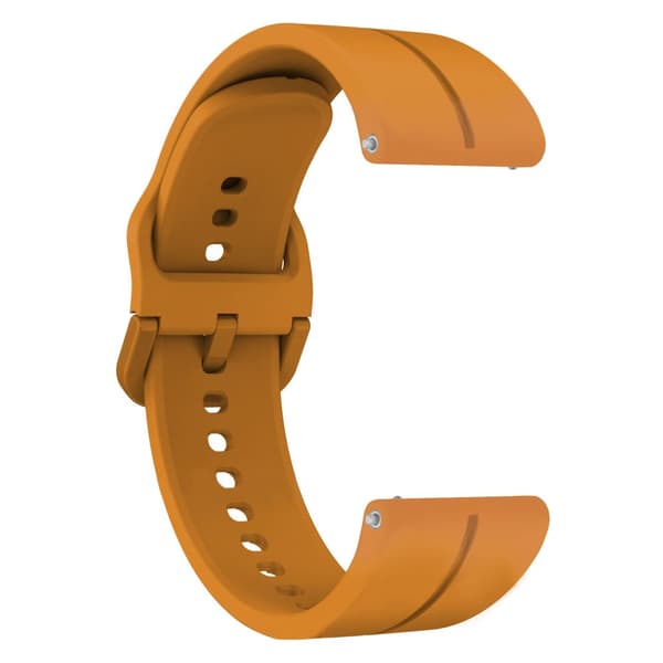INF Klockarmband silikon Gul 22 mm Samsung Galaxy Watch 5/5 Pro/4 40 44mm/3 41mm, Huawei watch GT3/GT2  42mm, Huami Amazfit GTS 3/GTS 2 Mini, Garmin F