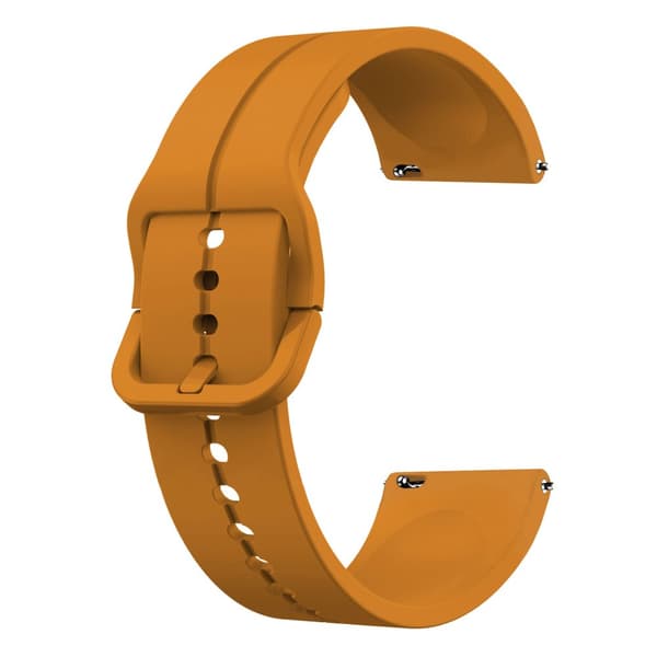 INF Klockarmband silikon Gul 22 mm Samsung Galaxy Watch 5/5 Pro/4 40 44mm/3 41mm, Huawei watch GT3/GT2  42mm, Huami Amazfit GTS 3/GTS 2 Mini, Garmin F