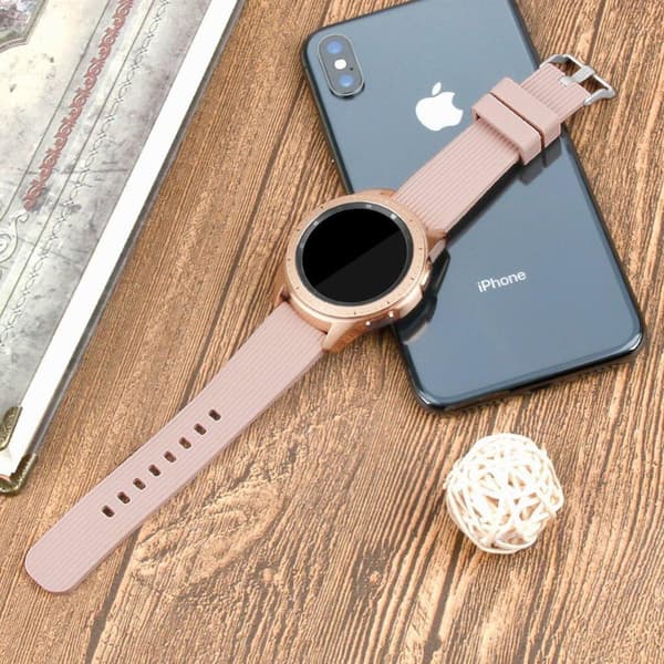 INF Klokkerem til Samsung Galaxy Watch 42 mm i  silikon (S) Kaki